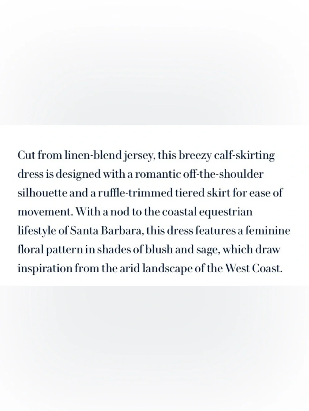 Ralph Lauren Black Label NWT Floral Tiered Off Shoulder Midi Dress Linen Blend L - Picture 13 of 15